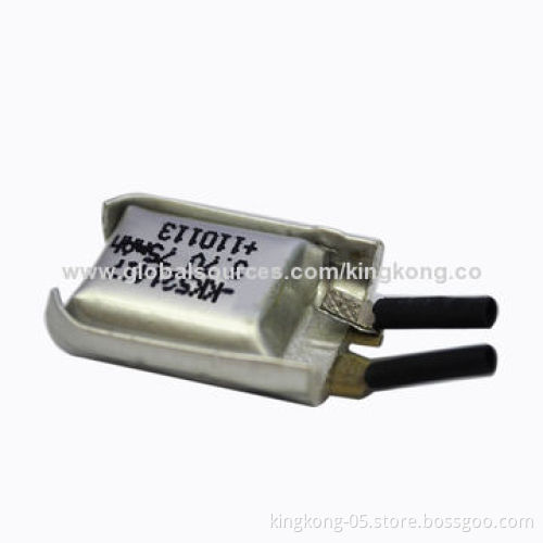 pl521417 Polymer Battery, 75mAh Capacity, 3.7V Voltage